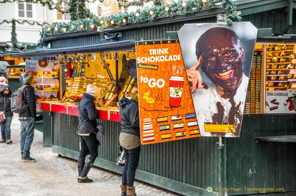 Salzburg Christkindl chocolate stall